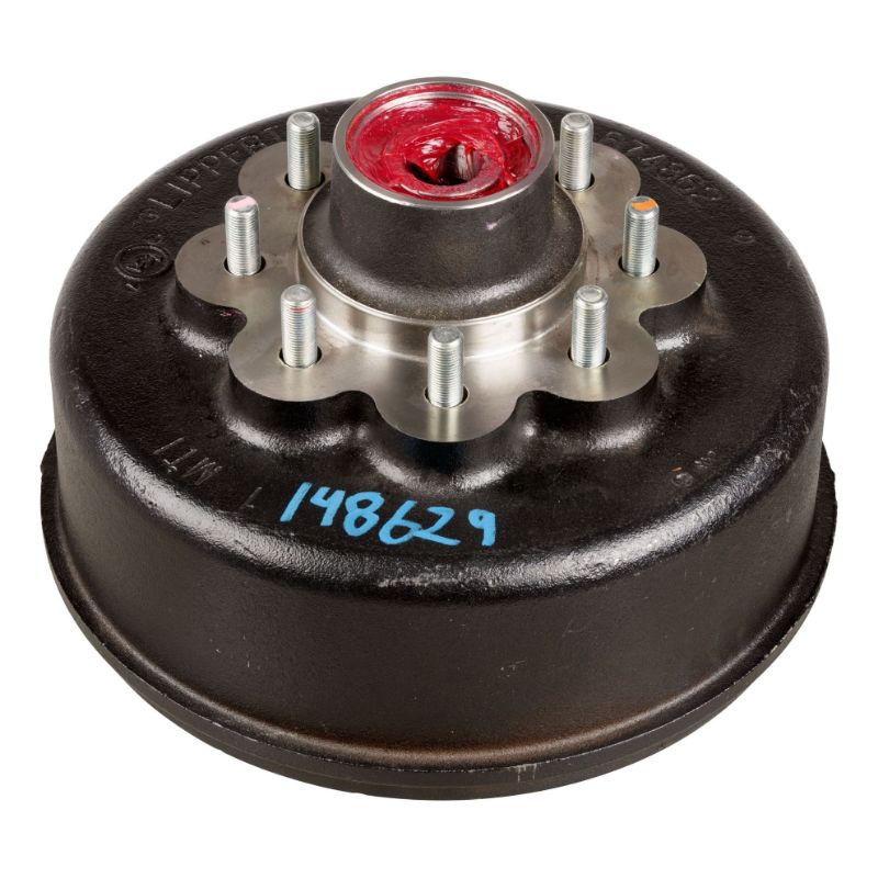Picture of Curt RV Brake Drum Hub Assembly for 8,000-lb. Axle - 8 on 6.5", 9/16" Stud - 148629