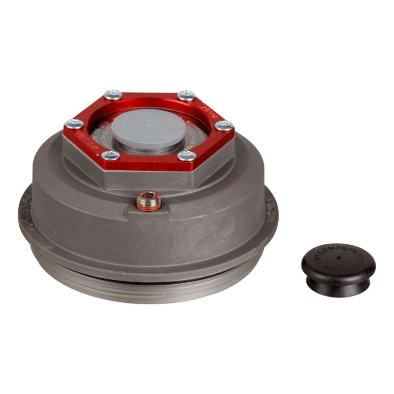 Picture of Curt Trailer Axle Oil and Dust Cap with Set Screw - 10,000 to 16,000 lbs. Clear - 85373828