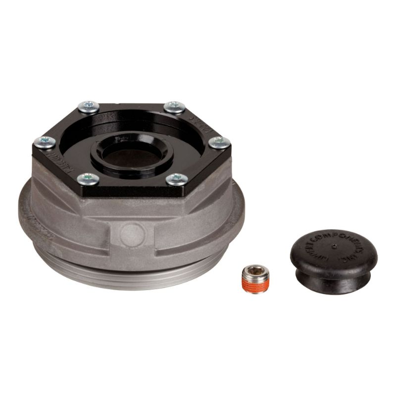 Picture of Curt Trailer Axle Oil and Dust Cap with Set Screw - 8,000 lbs. Black - 85373929