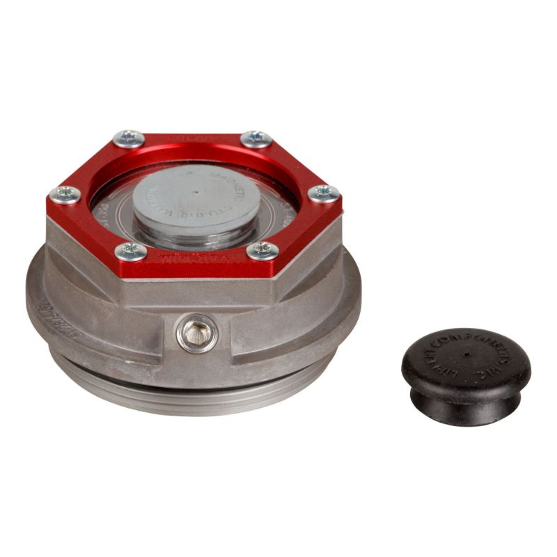 Picture of Curt Trailer Axle Oil and Dust Cap with Set Screw - 8,000 lbs. Clear - 85373928
