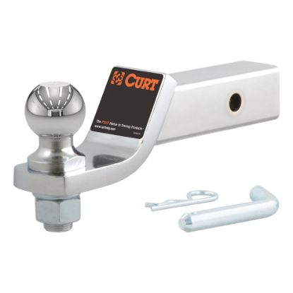 Picture of Curt Loaded Ball Mount with 2" Ball (2" Shank, 7,500 lbs., 2" Drop) - 45295