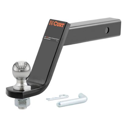 Picture of Curt Loaded Ball Mount with 2" Ball (2" Shank, 7,500 lbs., 6" Drop) - 45064