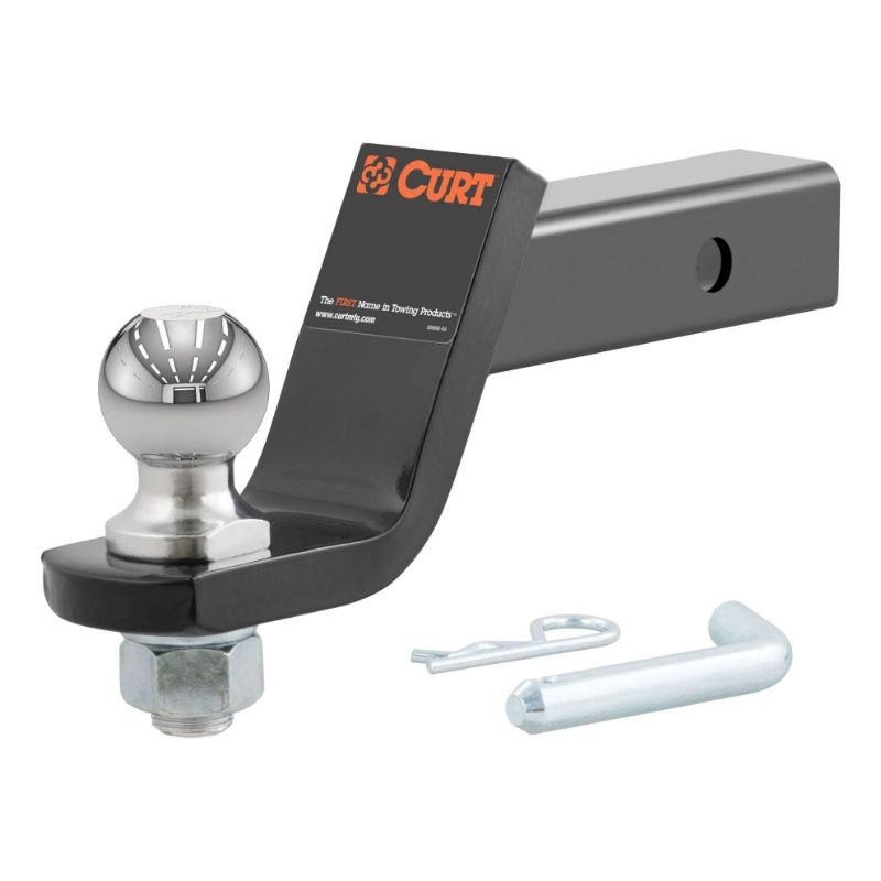 Picture of Curt Loaded Ball Mount with 2" Ball, Imported (2" Shank, 7,500 lbs., 4" Drop) - 45856