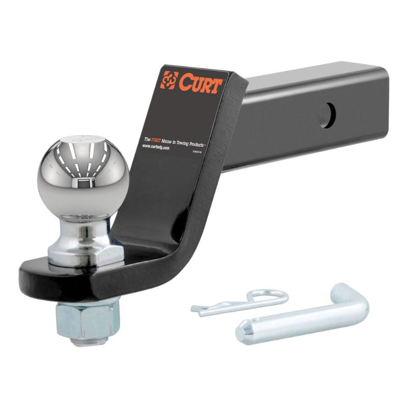 Picture of Curt Loaded Ball Mount with 2-5/16" Ball (2" Shank, 7,500 lbs., 4" Drop) - 45042