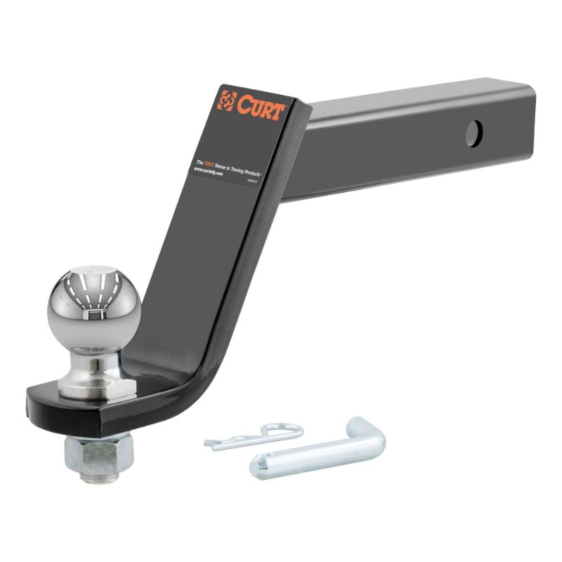 Picture of Curt Loaded Ball Mount with 2-5/16" Ball (2" Shank, 7,500 lbs., 6" Drop) - 45065