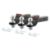Picture of Curt Loaded Ball Mounts with 2" Balls (2" Shank, 7,500 lbs., 2" Drop, 3-Pack) - 45037