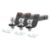 Picture of Curt Loaded Ball Mounts with 2" Balls (2" Shank, 7,500 lbs., 4" Drop, 3-Pack) - 45057