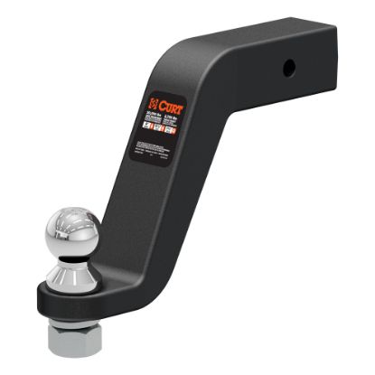 Picture of Curt Loaded Forged Ball Mount with 2-5/16" Ball (2-1/2" Shank, 20,000 lbs, 8" Drop) - 45374