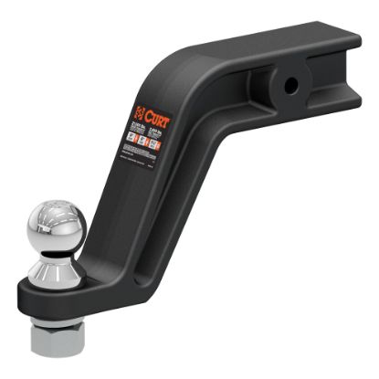Picture of Curt Loaded Forged Ball Mount with 2-5/16" Ball (3" Shank, 20,000 lbs, 8" Drop) - 45377