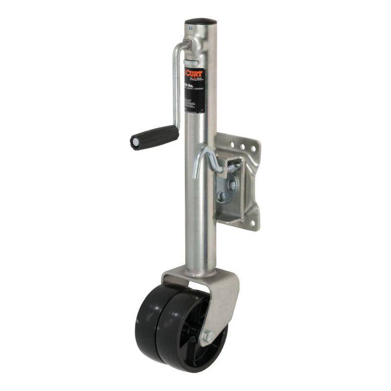Picture of Curt Marine Jack with Dual 6" Wheels (1,500 lbs, 10" Travel) - 28155