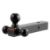 Picture of Curt Multi-Ball Mount (2" Hollow Shank, 1-7/8", 2" & 2-5/16" Black Balls) - 45652