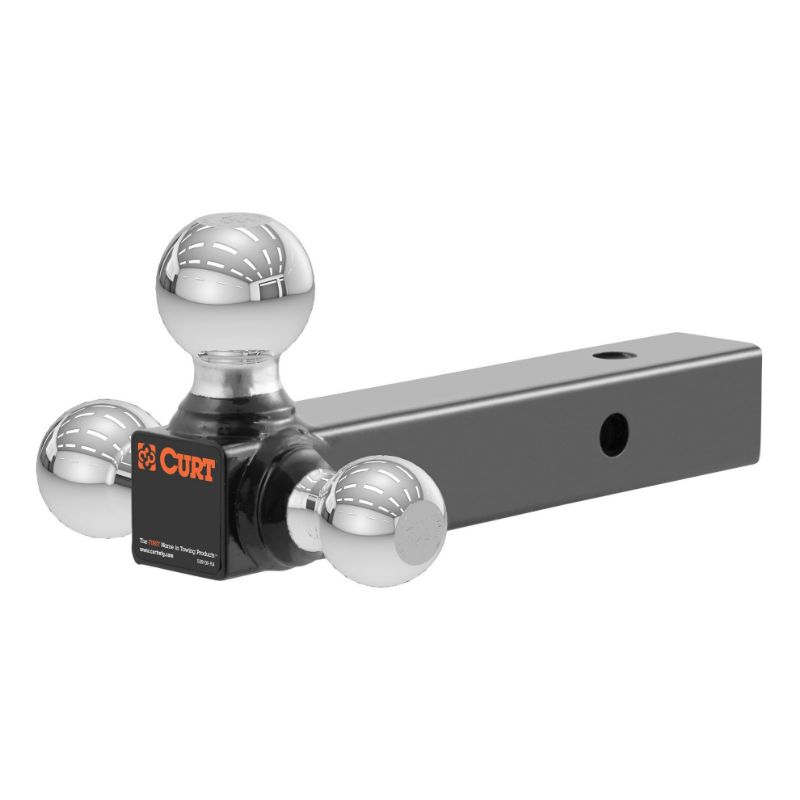 Picture of Curt Multi-Ball Mount (2" Solid Shank, 1-7/8", 2" & 2-5/16" Chrome Balls) - 45655