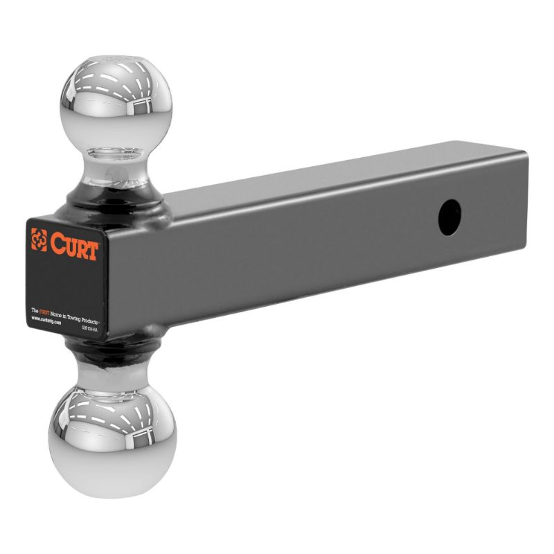 Picture of Curt Multi-Ball Mount (2" Solid Shank, 2" & 2-5/16" Chrome Balls) - 45665