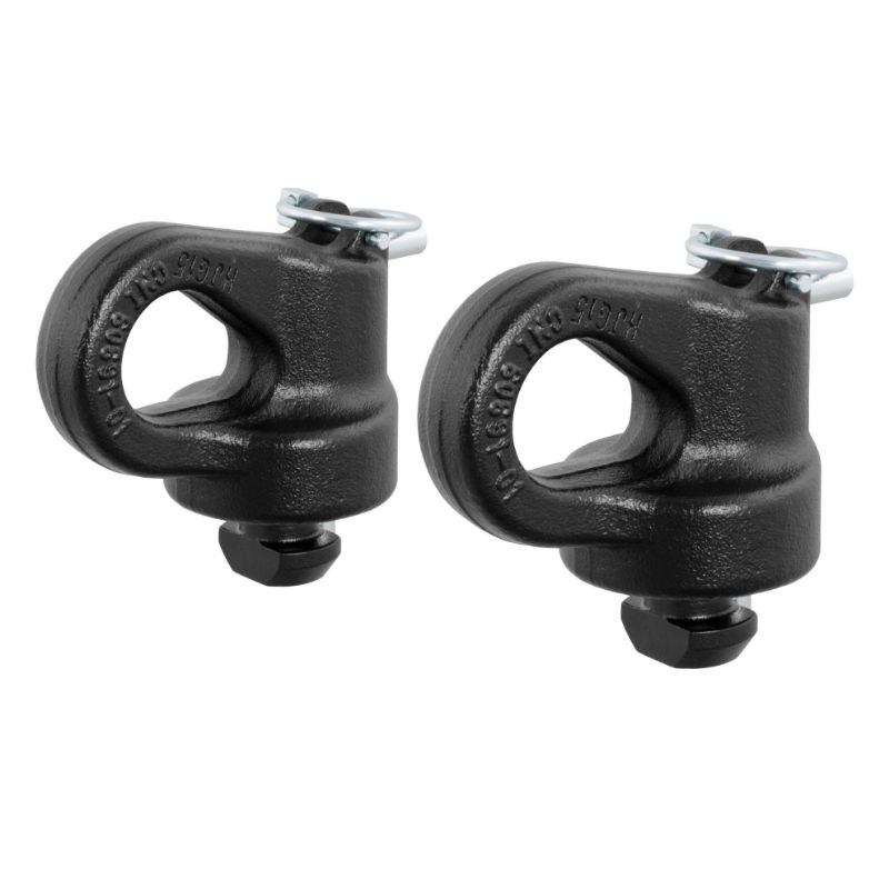 Picture of Curt OEM Puck System Gooseneck Safety Chain Anchors, Chevy, Ford, GMC, Nissan (38K) - 60691