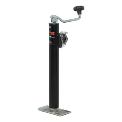 Picture of Curt Pipe-Mount Swivel Jack with Top Handle (2,000 lbs, 15" Travel) - 28322