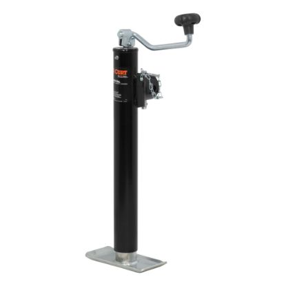 Picture of Curt Pipe-Mount Swivel Jack with Top Handle (5,000 lbs, 15" Travel) - 28356
