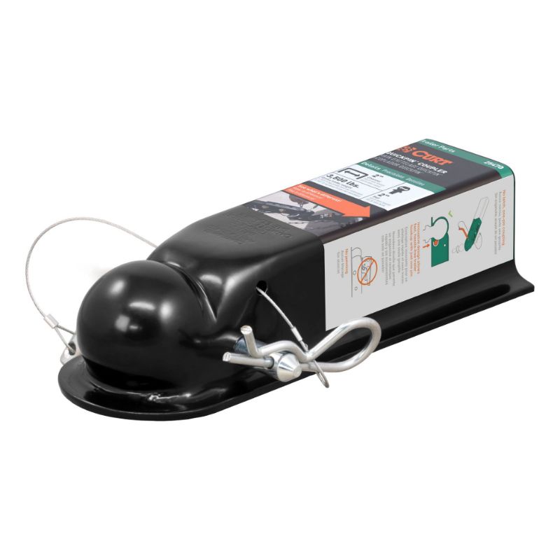 Picture of Curt QuickPin No-Latch 2" Trailer Coupler (2" Channel, 3,500 lbs) - 25470