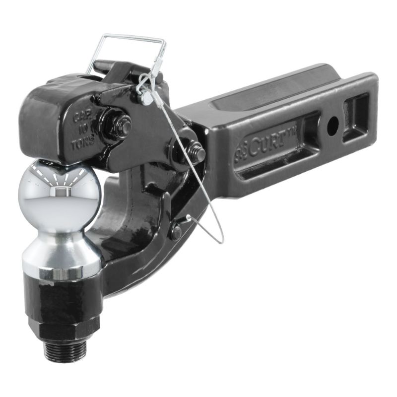 Picture of Curt Receiver-Mount Ball & Pintle Hitch (2-1/2" Shank, 2-5/16" Ball, 20,000 lbs.) - 48012