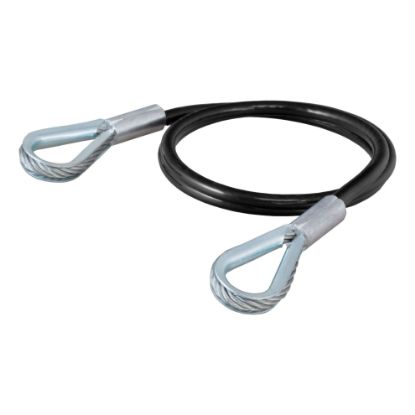 Picture of Curt Replacement 36" x 1/4" Diameter Tow Bar Base Plate Safety Cable (3,500 lbs) - 70006