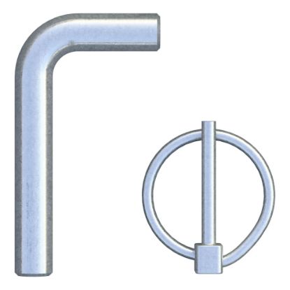 Picture of Curt Replacement Gooseneck Safety Chain Anchor Pins (Fits 60617) - 19250