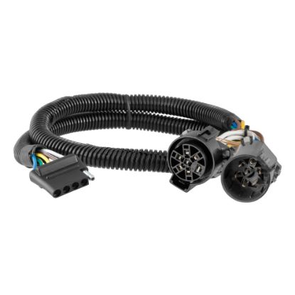 Picture of Curt Replacement OE 5-Way Flat Socket (T's into USCAR) - 56584