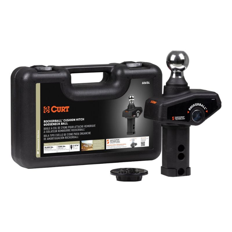 Picture of Curt RockerBall 2-5/16" Cushion Hitch Gooseneck Ball - 60654