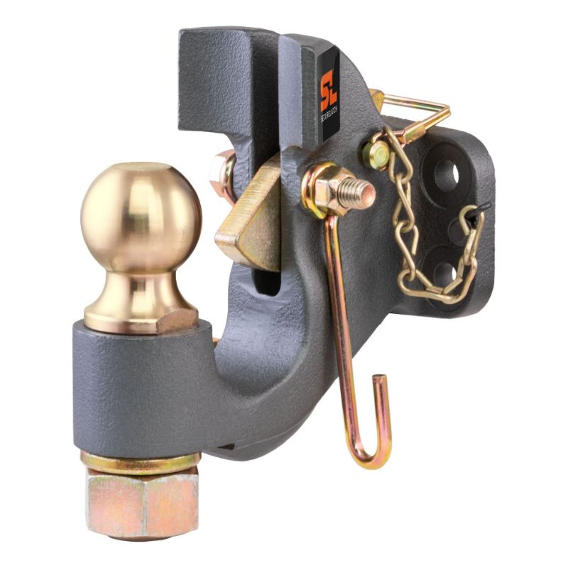Picture of Curt SecureLatch Ball & Pintle Hitch (2" Ball, 20,000 lbs.) - 48411