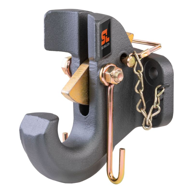 Picture of Curt SecureLatch Pintle Hook (30,000 lbs, 2-1/2" or 3" Lunette) - 48505