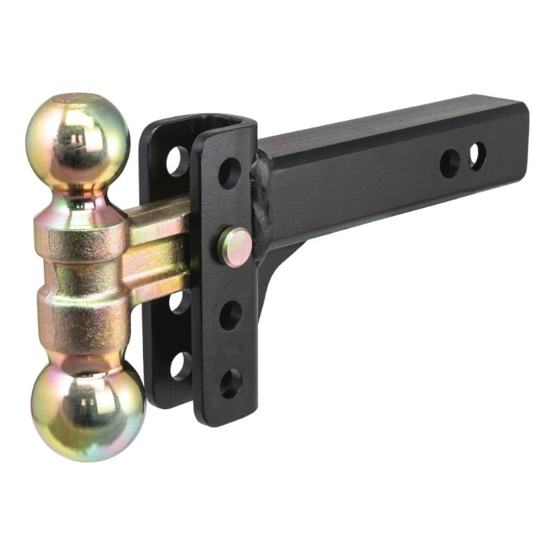 Picture of Curt Slim Adjustable Channel Mount with Dual Ball (2" Shank, 10K, 3-3/4" Drop) - 45903
