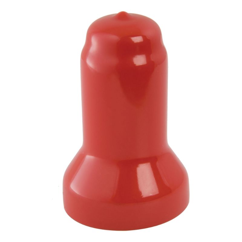 Picture of Curt Switch Ball Cover (Fits 1" Neck, 3/4" Threaded Shank, Red Rubber, Packaged) - 41353