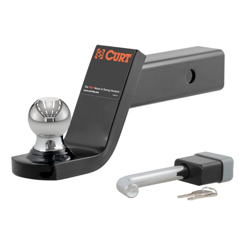 Picture of Curt Towing Starter Kit with 2" Ball (2" Shank, 7,500 lbs, 4" Drop) - 45142