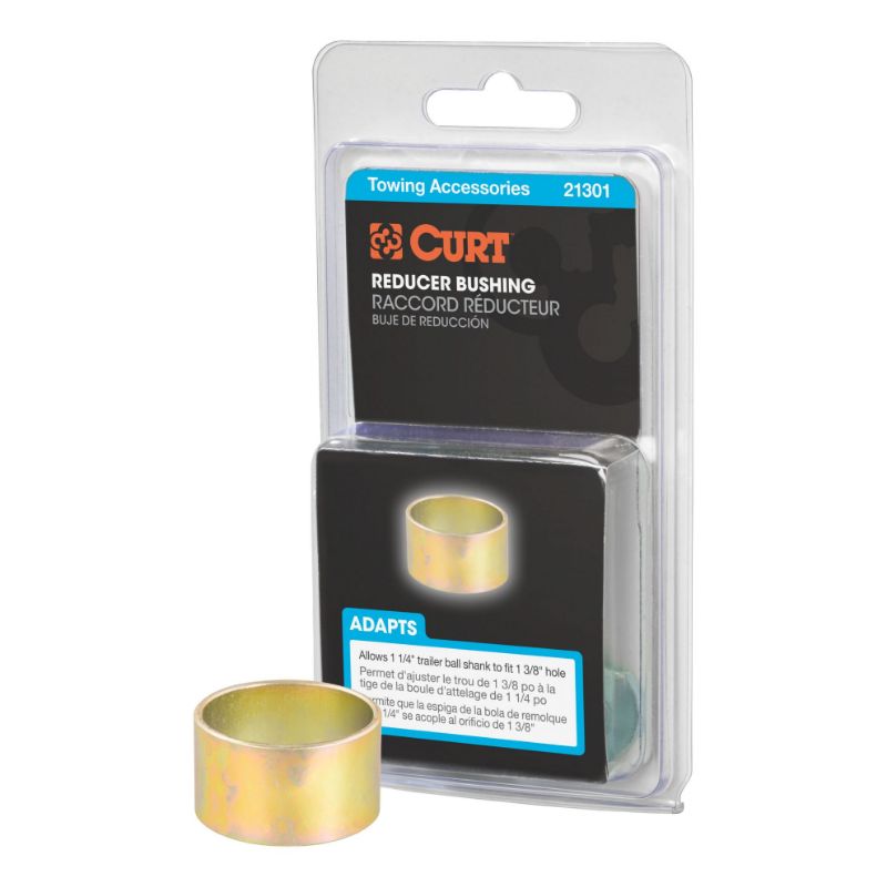 Picture of Curt Trailer Ball Reducer Bushing (From 1-3/8" to 1-1/4" Stem, Packaged) - 21301