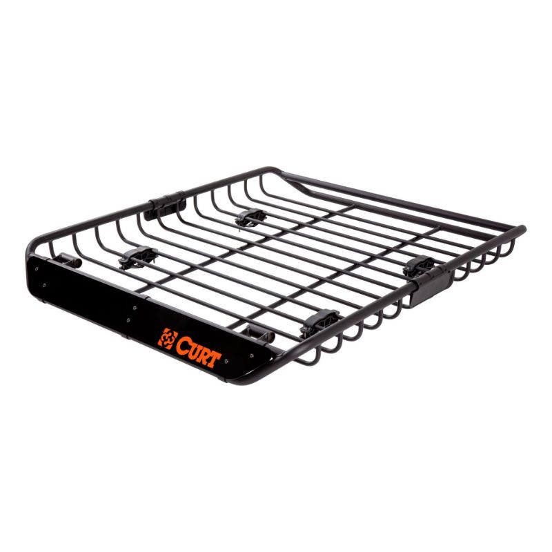 Picture of Curt 44" x 35" Black Steel Roof Rack Cargo Carrier - 18123
