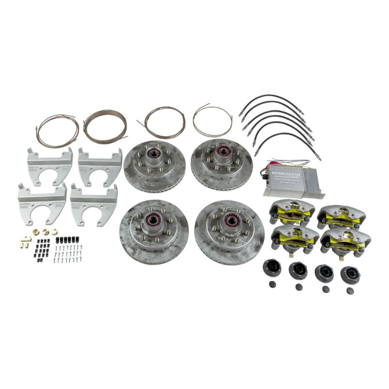 Picture of Curt Disc Brake Conversion Kit - 8,000-lb. Tandem Axle, 4-Bolt, 9/16" Studs - 689410
