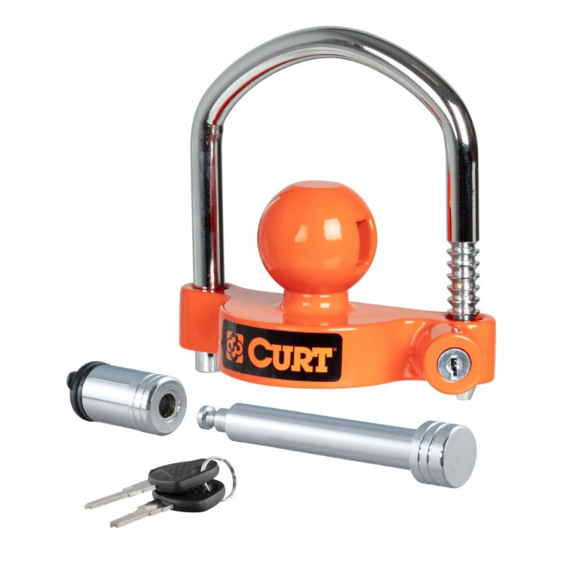 Picture of Curt Hitch & Coupler Lock Set, 2" or 2-1/2" Receivers, 1-7/8" to 2-5/16" Couplers - 23092