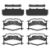 Picture of Curt Replacement Rooftop Tent Mounting Hardware - 19303