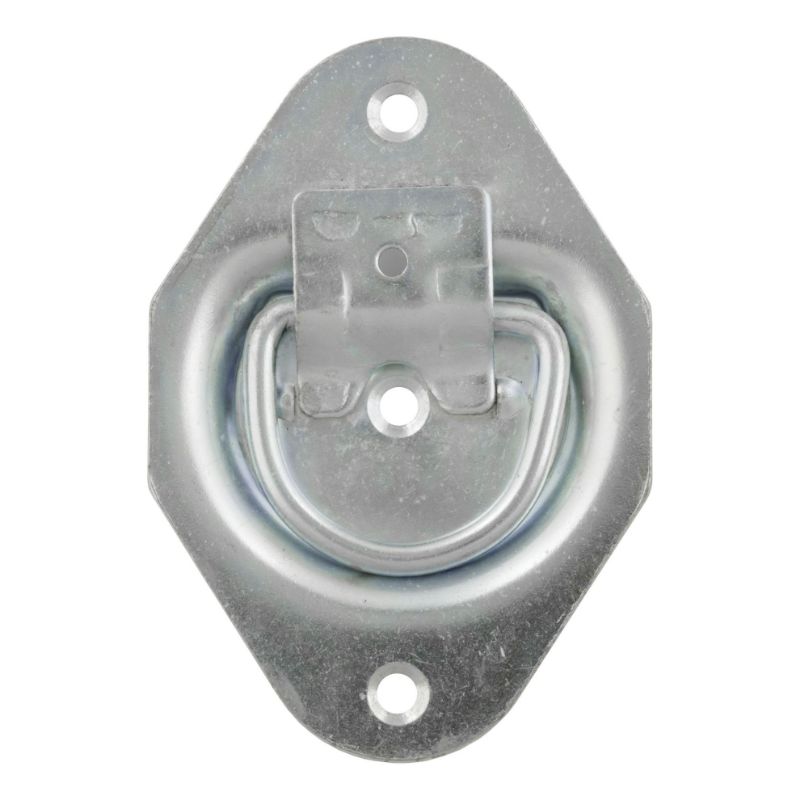 Picture of Curt 1-3/8" x 1-7/8" Recessed Tie-Down Ring (1,200 lbs, Clear Zinc)
