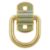 Picture of Curt 3" x 3" Surface-Mounted Tie-Down D-Ring (3,600 lbs, Yellow Zinc)