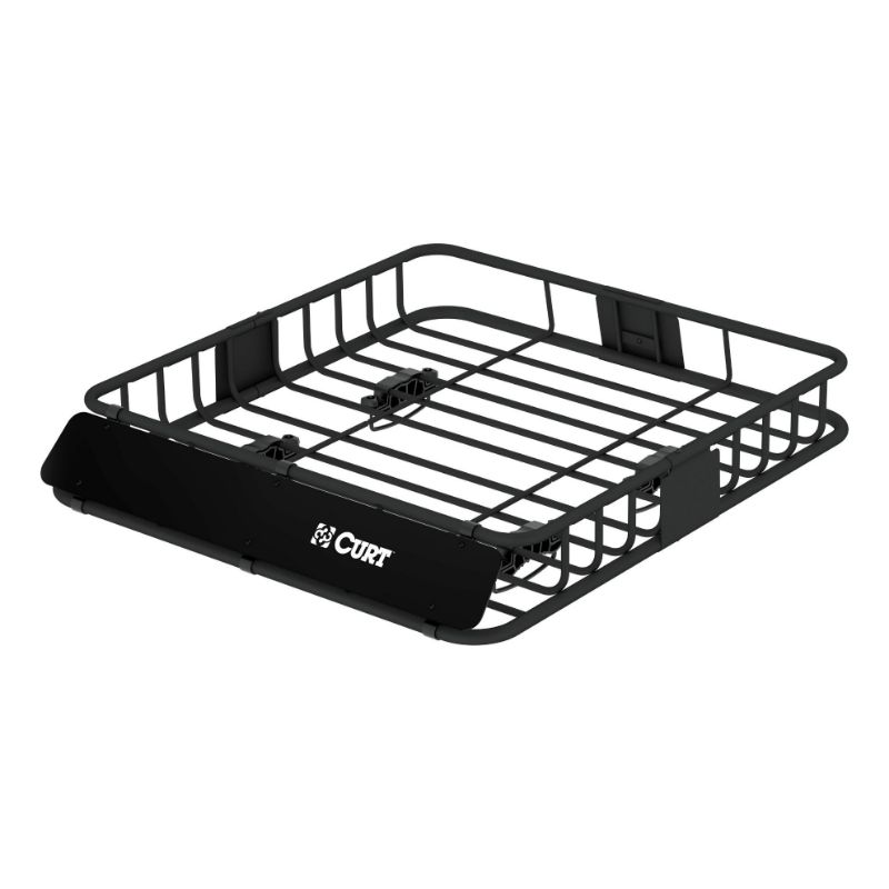 Picture of Curt 42" x 37" Black Steel Roof Rack Cargo Carrier