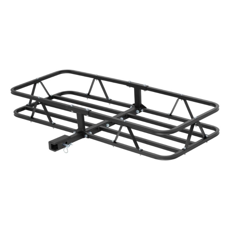 Picture of Curt 48" x 20" Black Steel Basket Cargo Carrier (1-1/4", 2" Adapter, 500 lbs.)