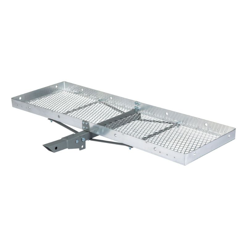 Picture of Curt 60" x 20" Aluminum Tray Cargo Carrier (Folding 2" Shank, 500 lbs.)