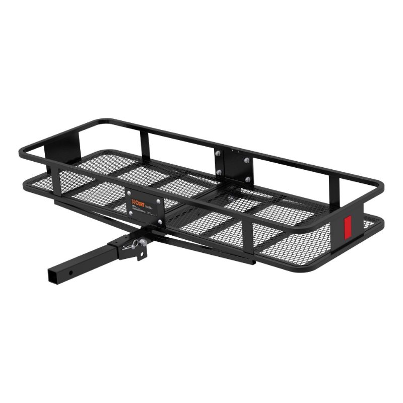 Picture of Curt 60" x 20" Black Steel Basket Cargo Carrier (Folding 2" Shank, 500 lbs.)