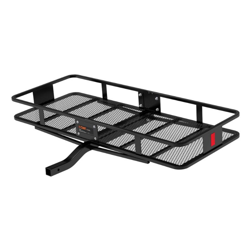 Picture of Curt 60" x 24" Black Steel Basket Cargo Carrier (Fixed 2" Shank, 500 lbs.)