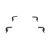 Picture of ARB Baserack Gutter 4 Leg Kit H1 Suits 1770020