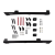 Picture of ARB Baserack Cabrack Mnt & Dflctr Suit Tacoma Req 1770060/70