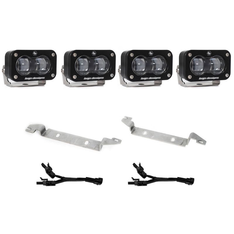 Picture of Baja Designs S2 SAE OEM Fog Light Replacement Kit 2025-On Toyota 4Runner Non-TRD Pro Clear 