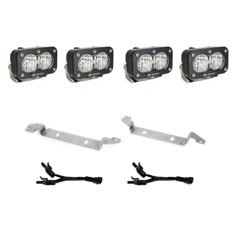Picture of Baja Designs S2 Sport OEM Fog Light Replacement Kit 2025-On Toyota 4Runner Non-TRD Pro Clear 