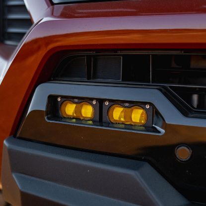 Picture of Baja Designs S2 SAE Fog Kit - 2024+ Toyota Tacoma TRD Pro/Trailhunter (Amber)
