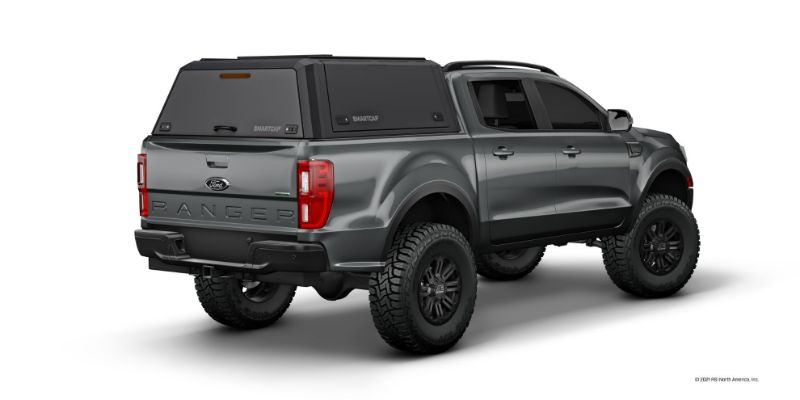 Picture of SmartCap EVOd Defender Truck Cap - 2024-2026 Ford Ranger Crew Cab (5'0" Bed) - ED0320-MB