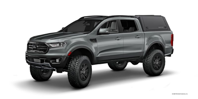 Picture of SmartCap EVOd Defender Truck Cap - 2024-2026 Ford Ranger Crew Cab (5'0" Bed) - ED0320-MB